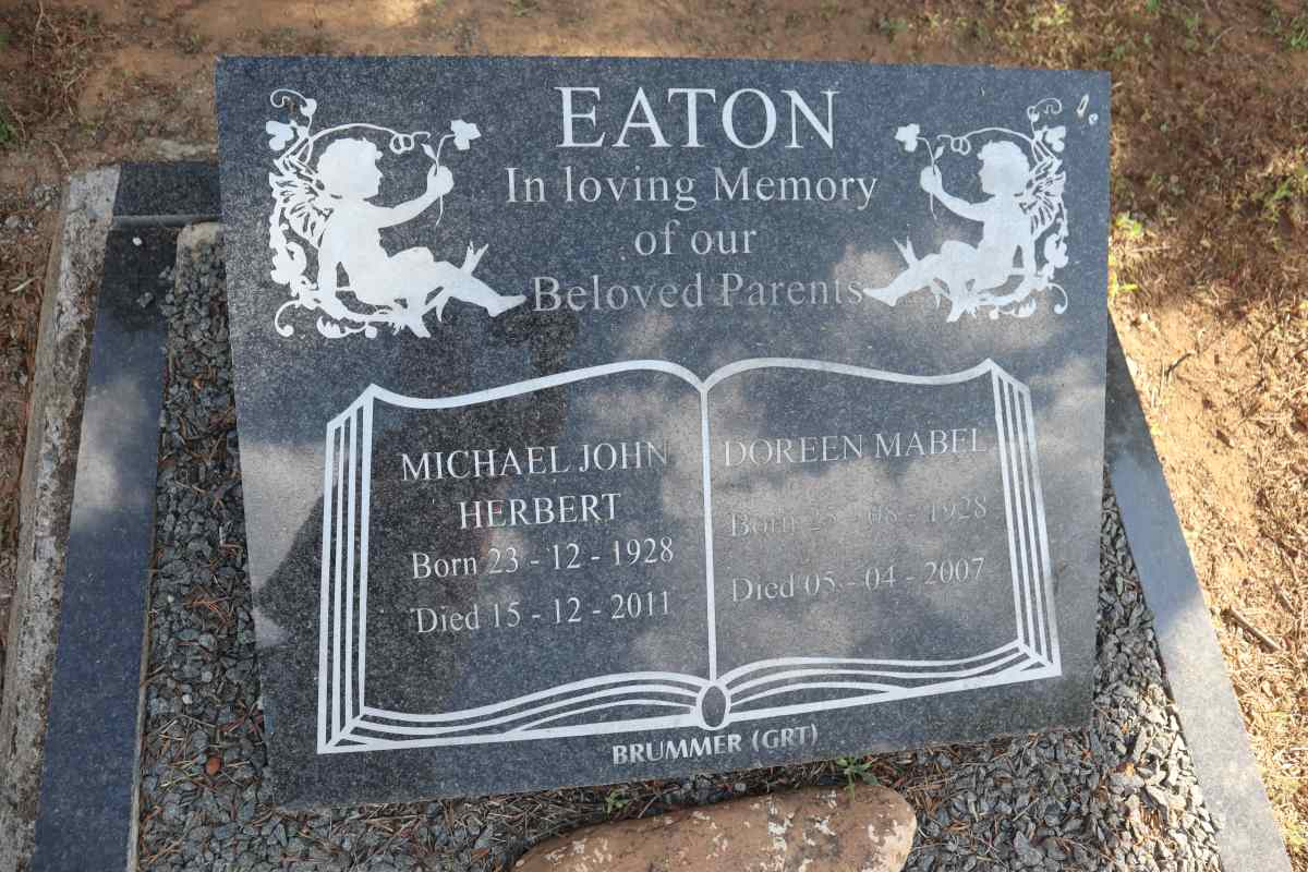 EATON Michael John Herbert 1928-2011 & Doreen Mabel 1928-2007