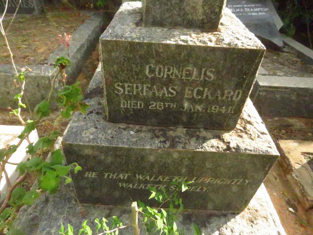 ECKARD Cornelis Serfaas -1941