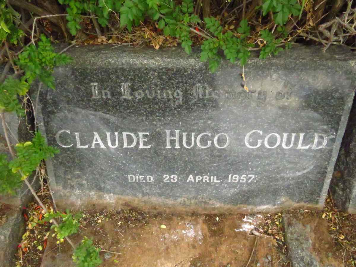 GOULD Claude Hugo -1957
