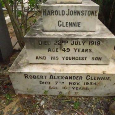 GLENNIE Harold Johnstone -1919 & Charlotte Viola Jessie RUBIDGE ?-? :: GLENNIE Robert Alexander -1934_2