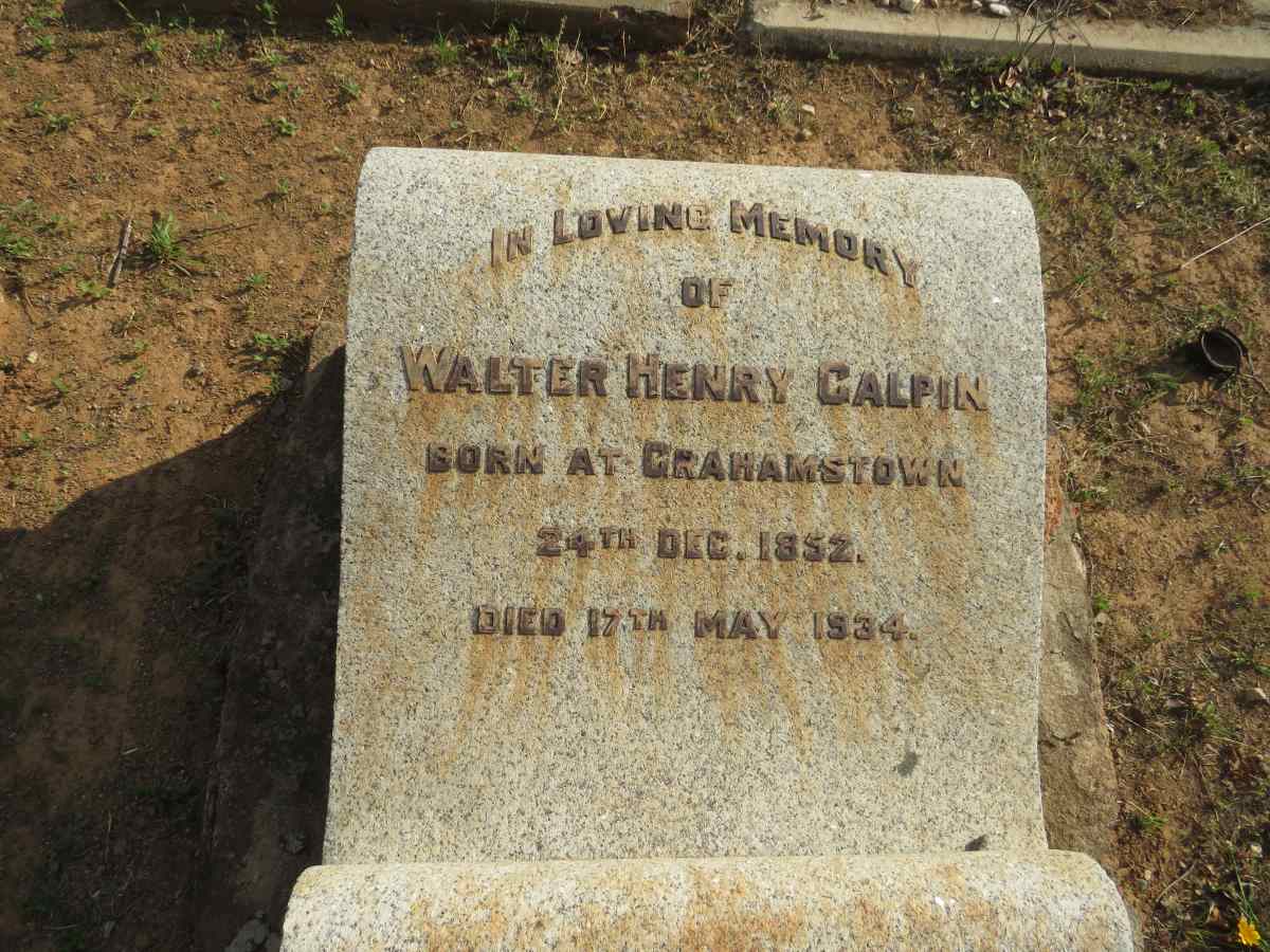GALPIN Walter Henry 1852-1934