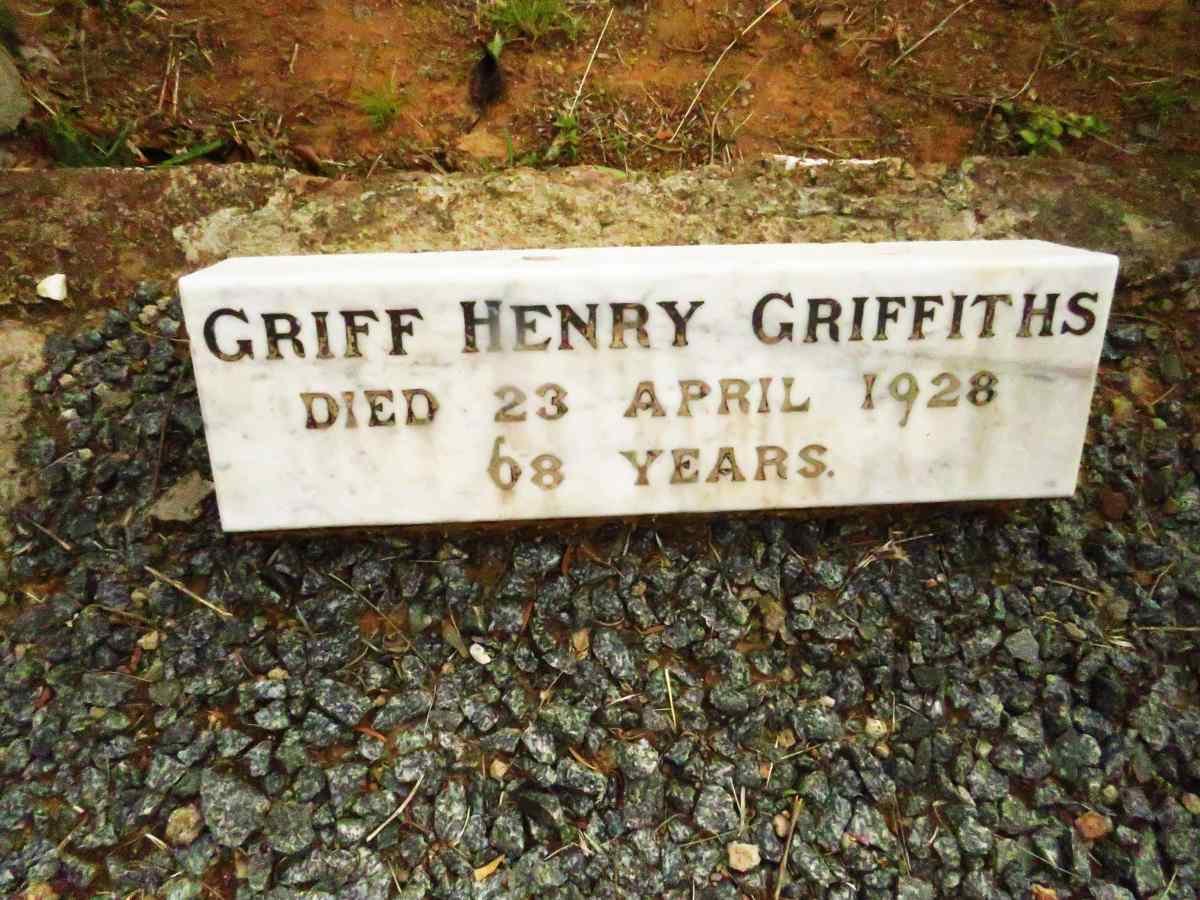 GRIFFITHS Griff Henry -1928