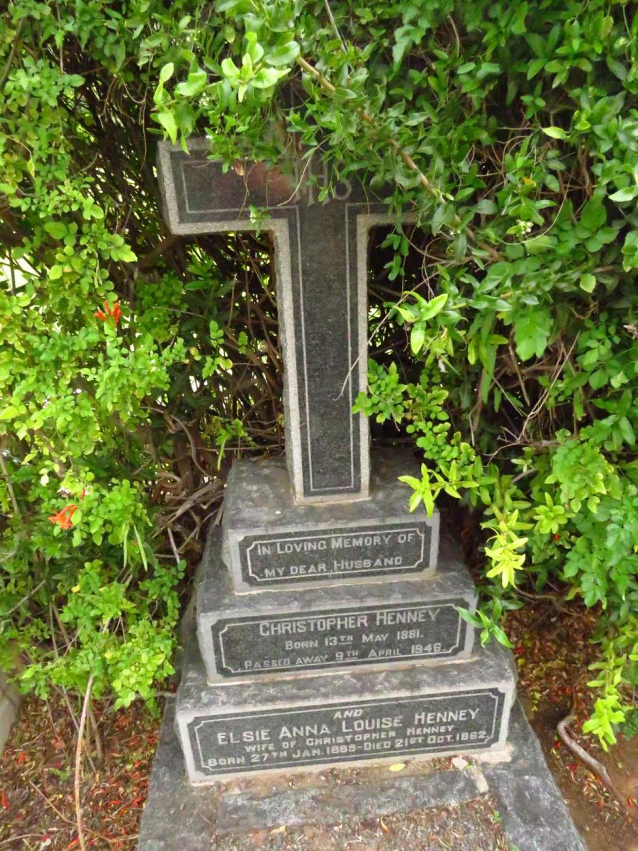 HENNEY Christopher 1881-1946 & Elsie Anna Louise 1889-1962