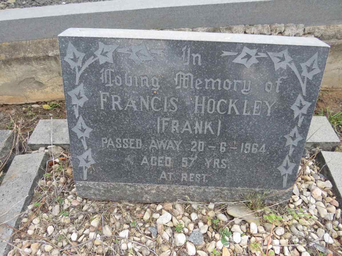 HOCKLEY Francis -1964