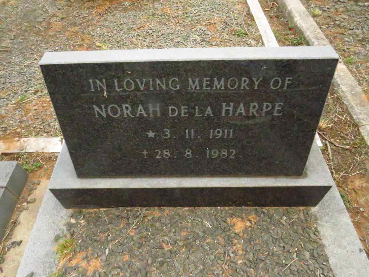 HARPE Norah, de la 1911-1982