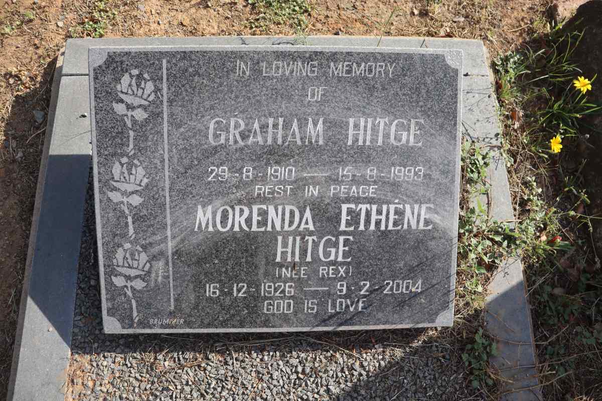 HITGE Graham 1910-1993 & Morenda Ethene REX 1926-2004
