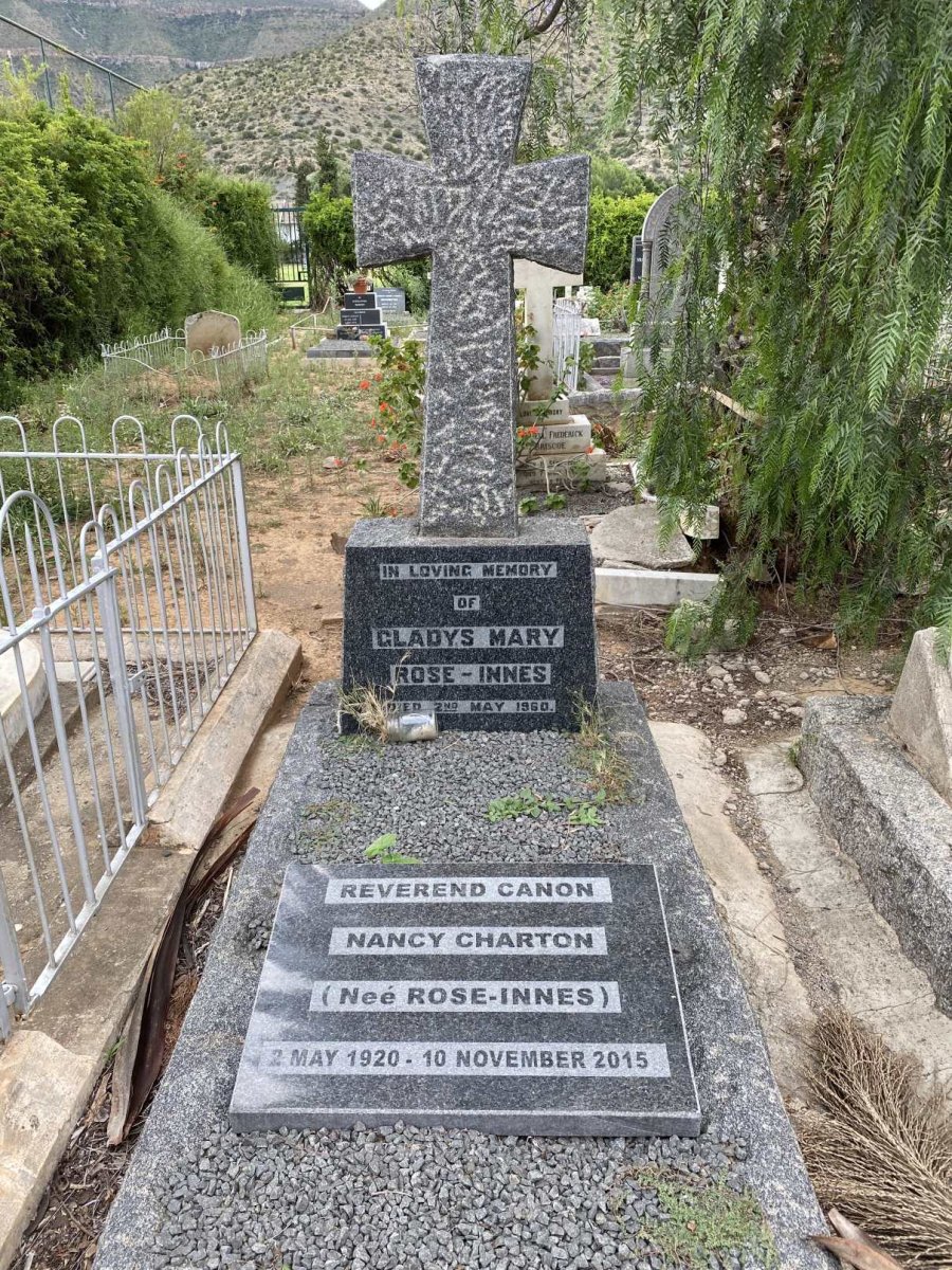 INNES Gladys Mary, ROSE -1960 :: CHARTON Nancy nee ROSE-INNES 1920-2015