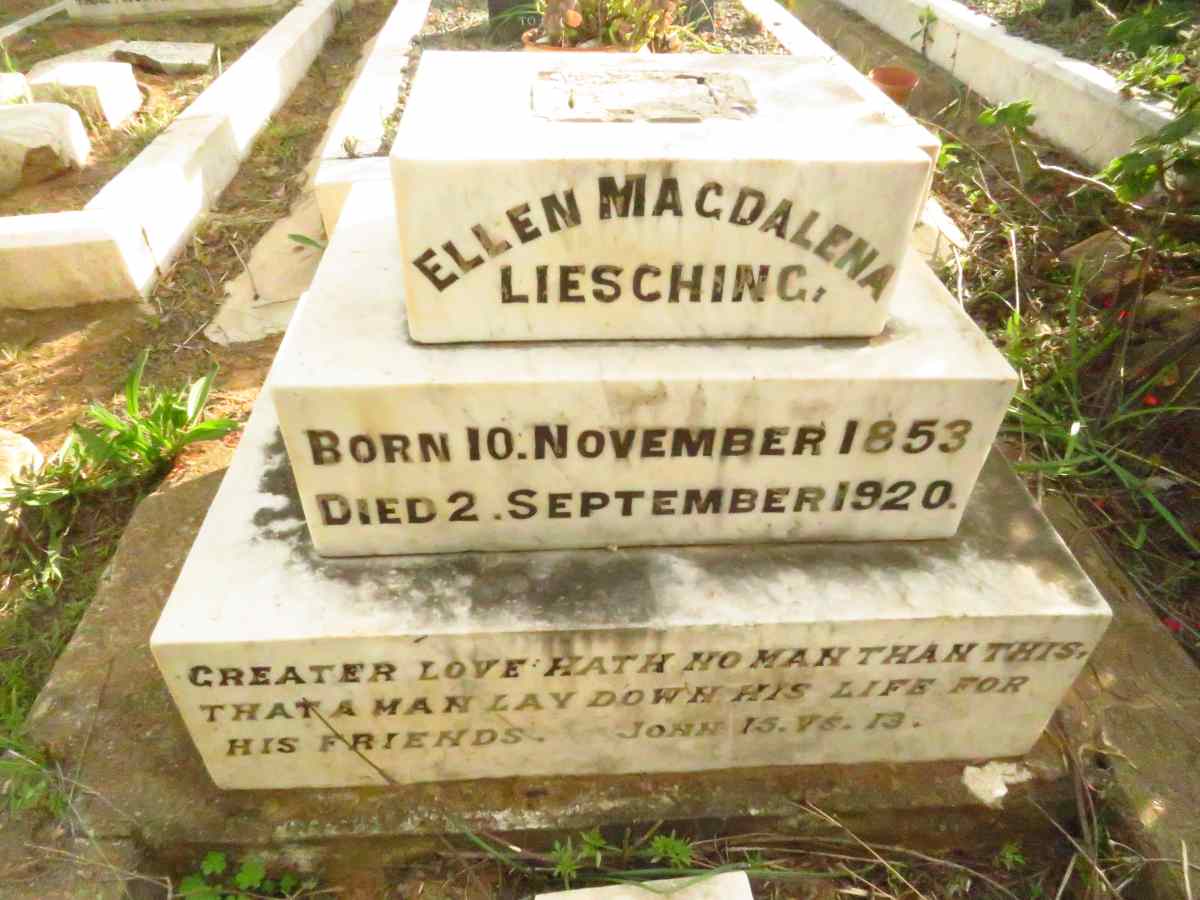 LIESCHING Ellen Magdalena 1853-1920