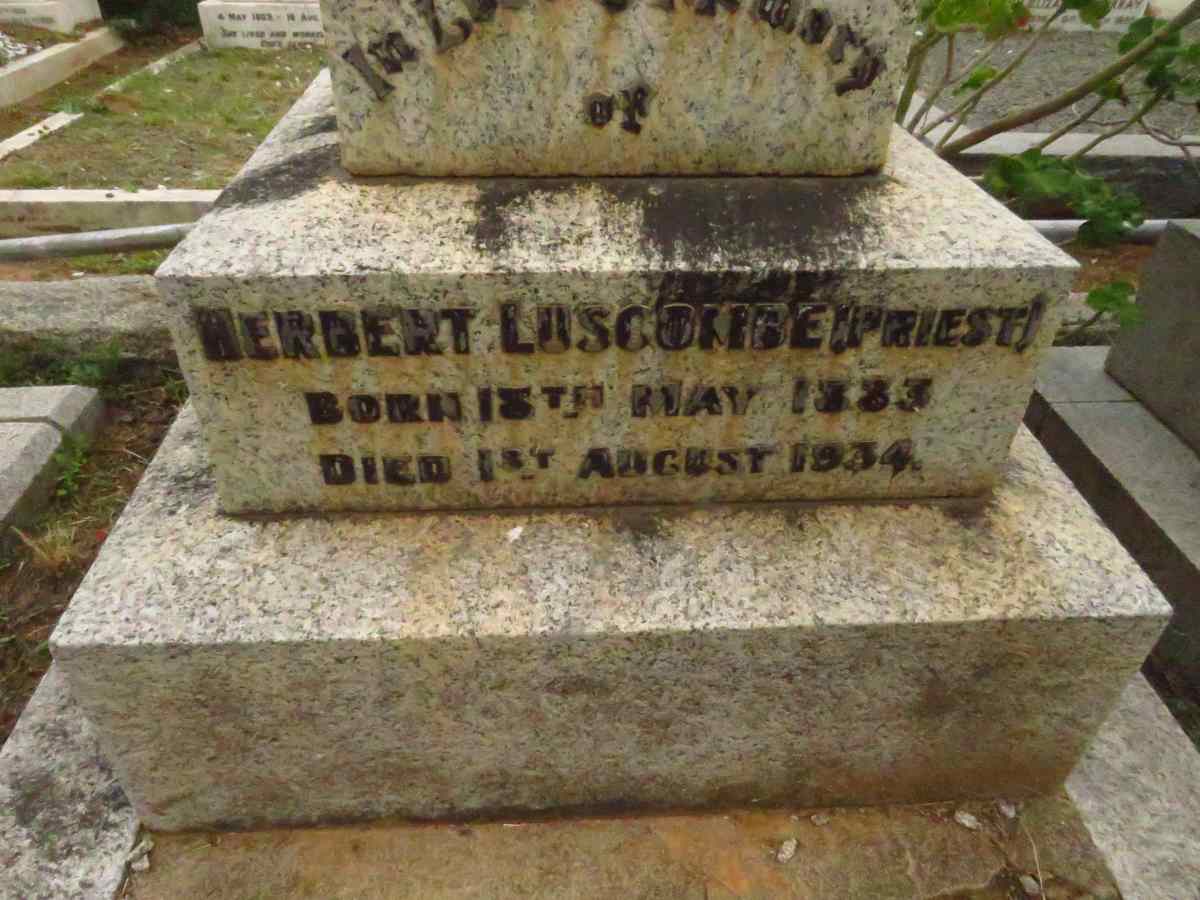 LUSCOMBE Herbert 1883-1934