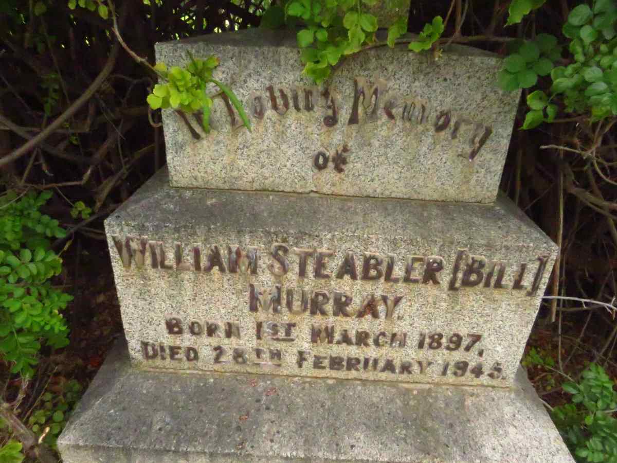 MURRAY William Steabler 1897-1945