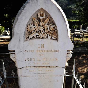 MILLER John L. -1883