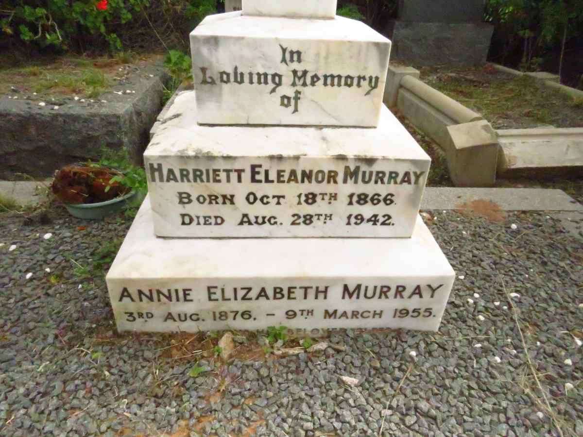 MURRAY Harriett Eleanor 1866-1942 :: MURRAY Annie Elizabeth 1876-1955
