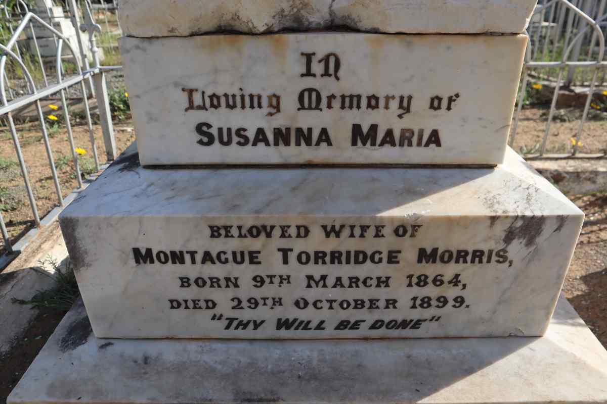 MORRIS Susanna Maria 1864-1899 :: MORRIS Susie Louise 1887-1958_2