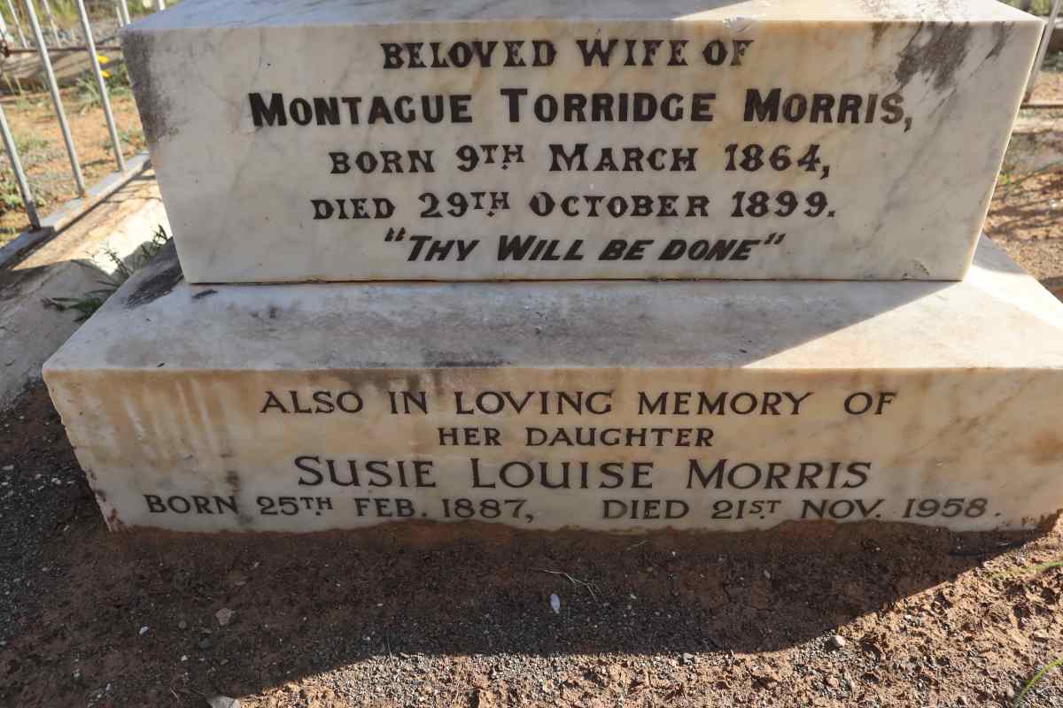 MORRIS Susanna Maria 1864-1899 :: MORRIS Susie Louise 1887-1958_3