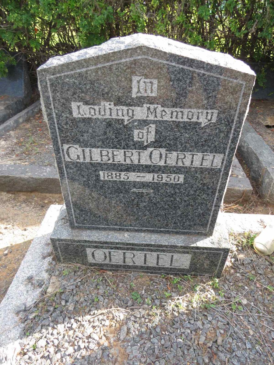 OERTEL Gilbert 1885-1950