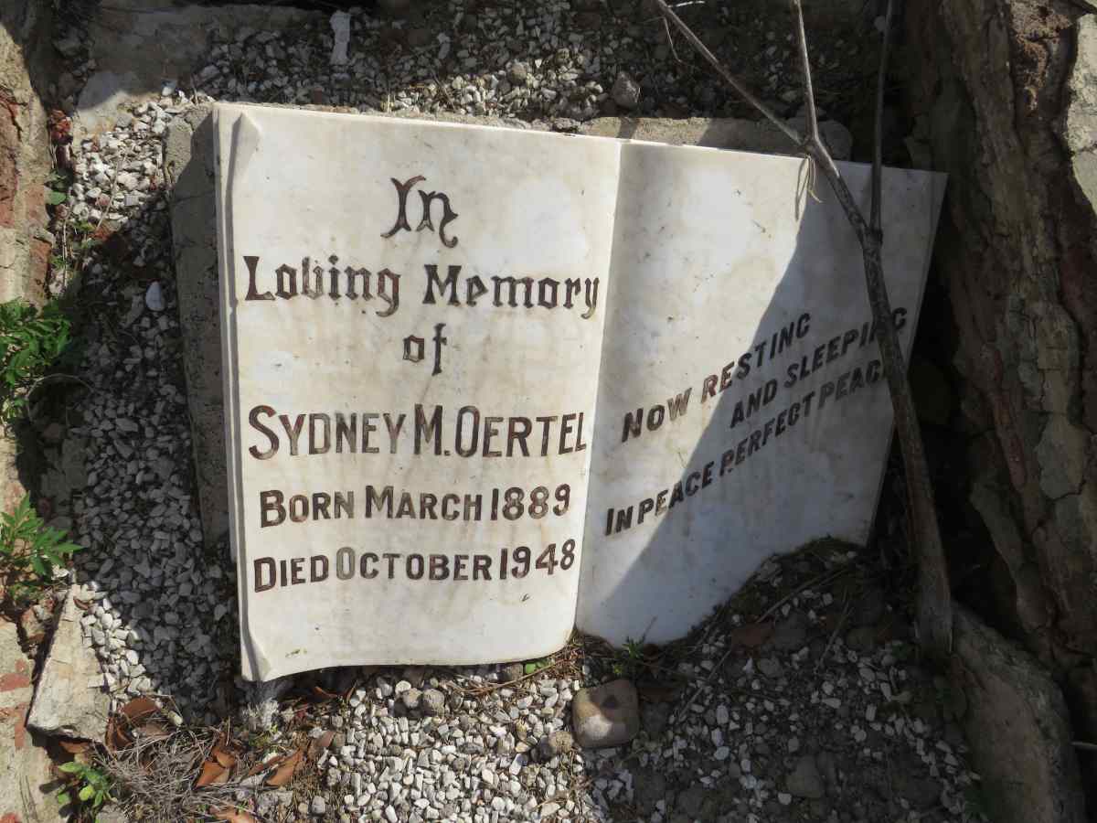 OERTEL Sydney M. 1889-1948