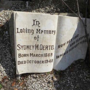 OERTEL Sydney M. 1889-1948