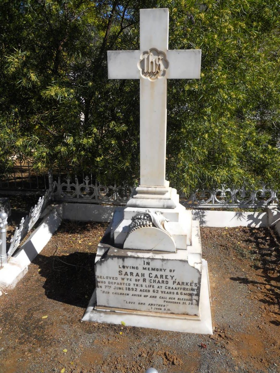 PARKES Sarah Carey -1892