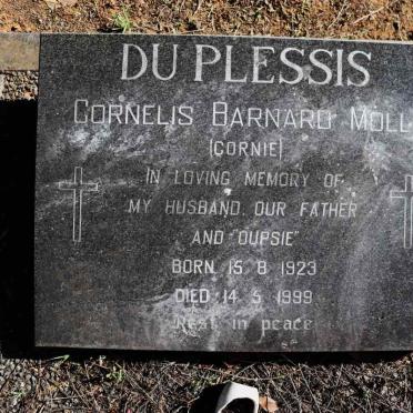 PLESSIS Cornelis Barnard Moll, du 1923-1999