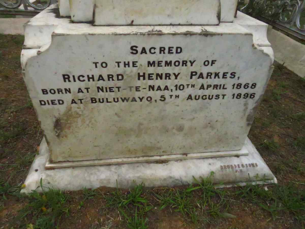 PARKES Richard 1831-1898 & Sarah Carey -1892 :: PARKES Richard Henry 1868-1896 :: PARKES Janie -1899_3