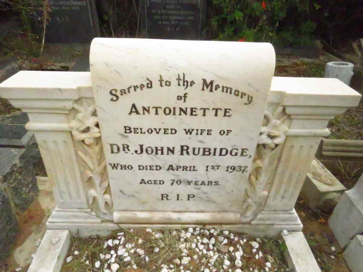 RUBIDGE Antoinette -1937