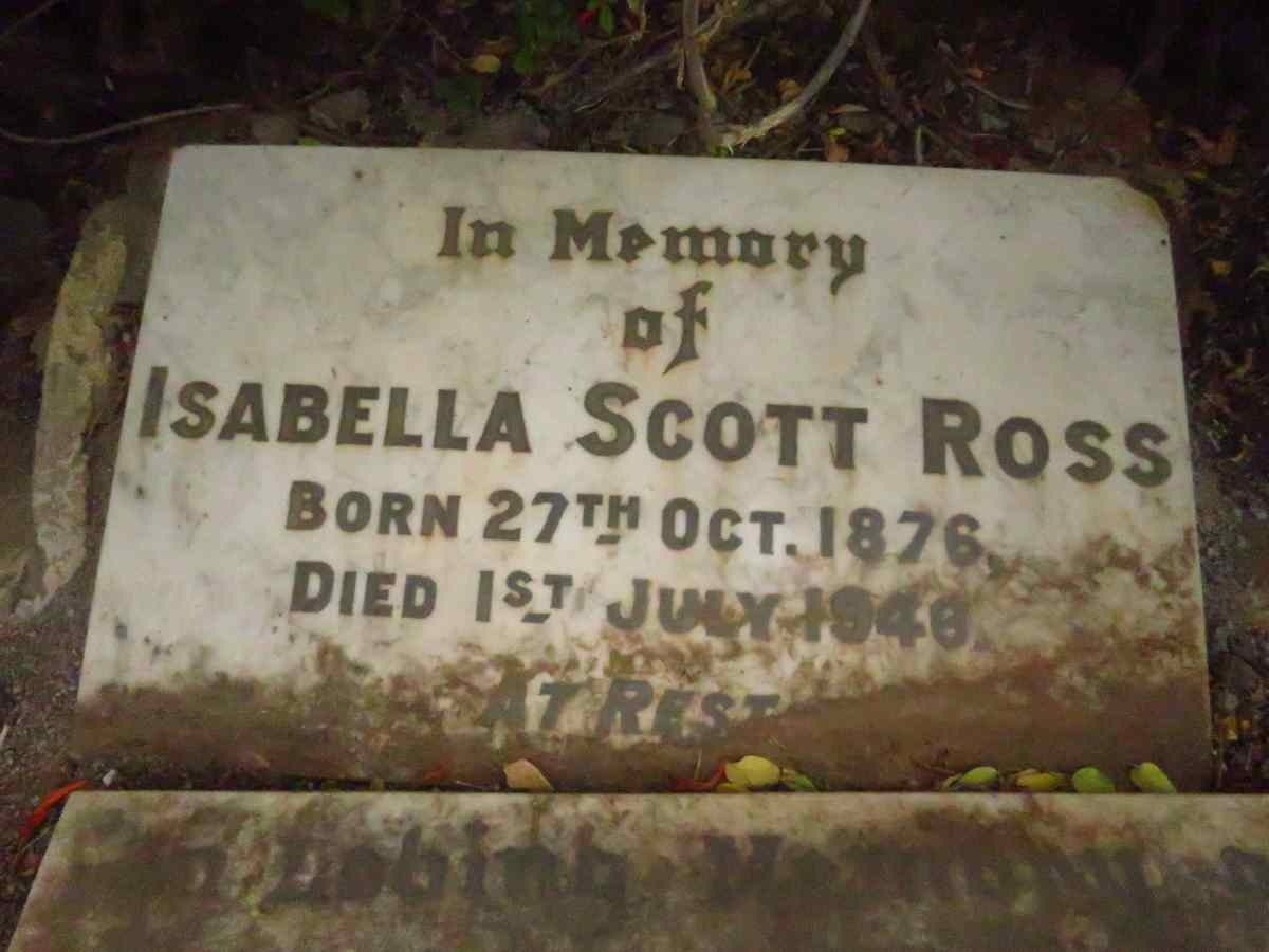 ROSS Isabella Scott 1876-194? :: BREACH Jane Duthie -19?6_1