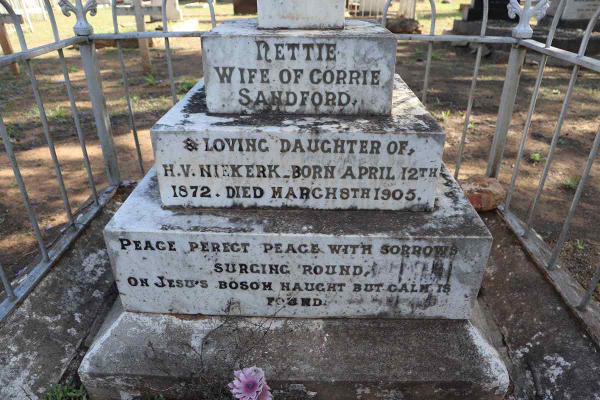 SANDFORD Nettie 1872-1905