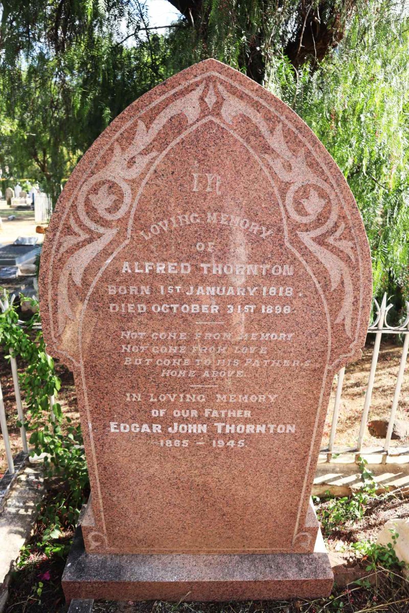 THORNTON Alfred 1818-1898 :: THORNTON Edgar John 1865-1945