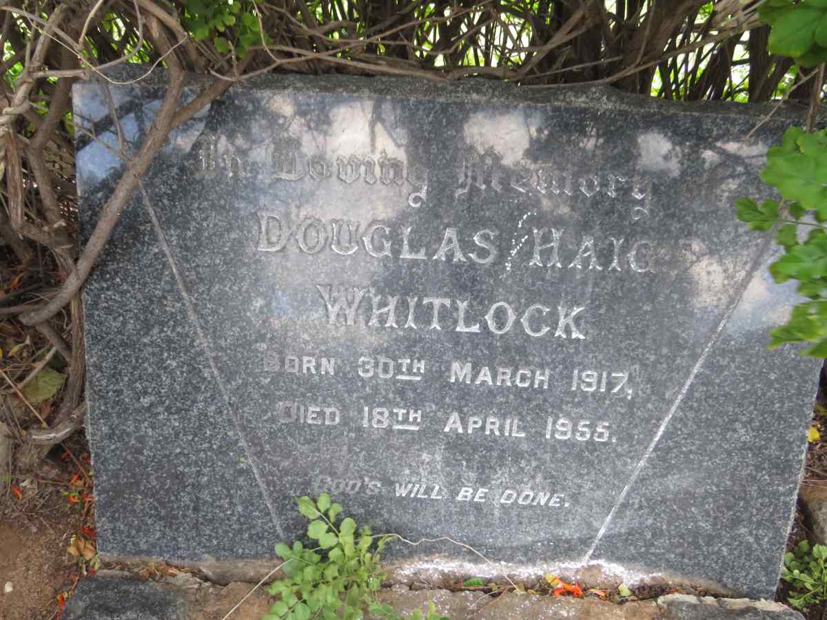 WHITLOCK Douglas Haig 1917-1955