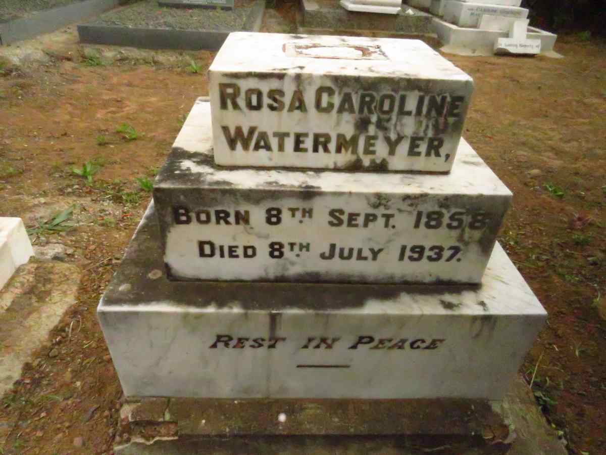 WATERMEYER Rosa Caroline 1858-1937
