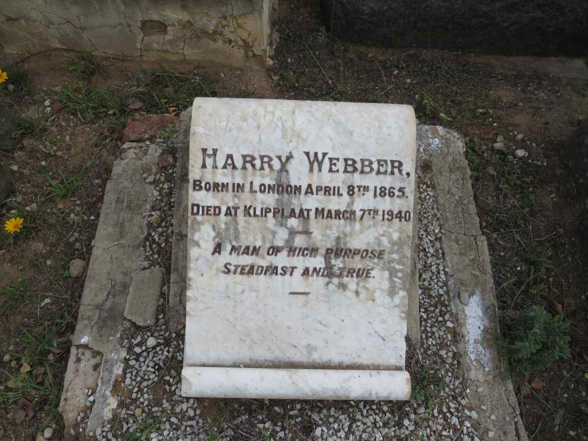 WEBBER Harry 1865-1940