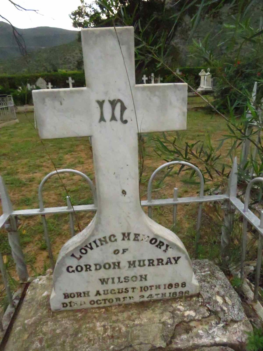WILSON Gordon Murray 1898-1898