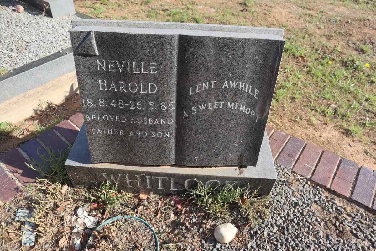 WHITLOCK Neville Harold 1948-1986