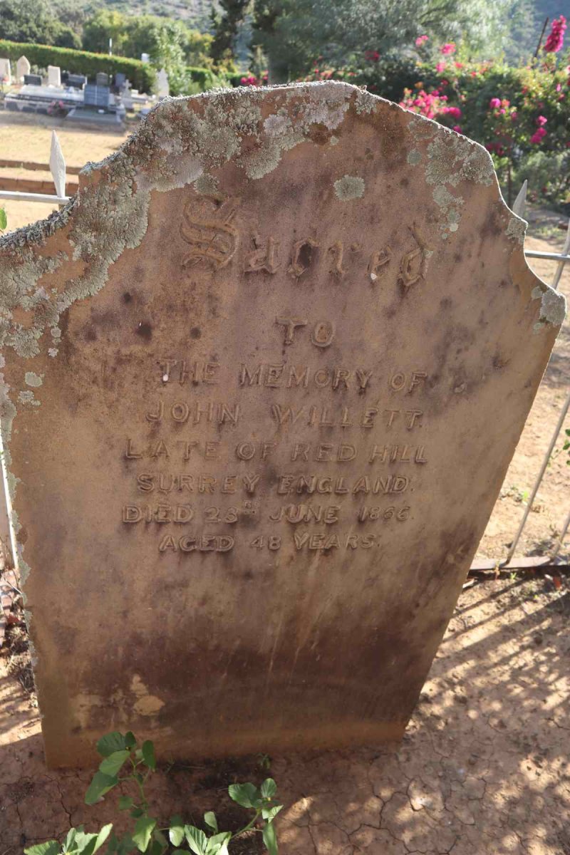 WILLETT John -1866
