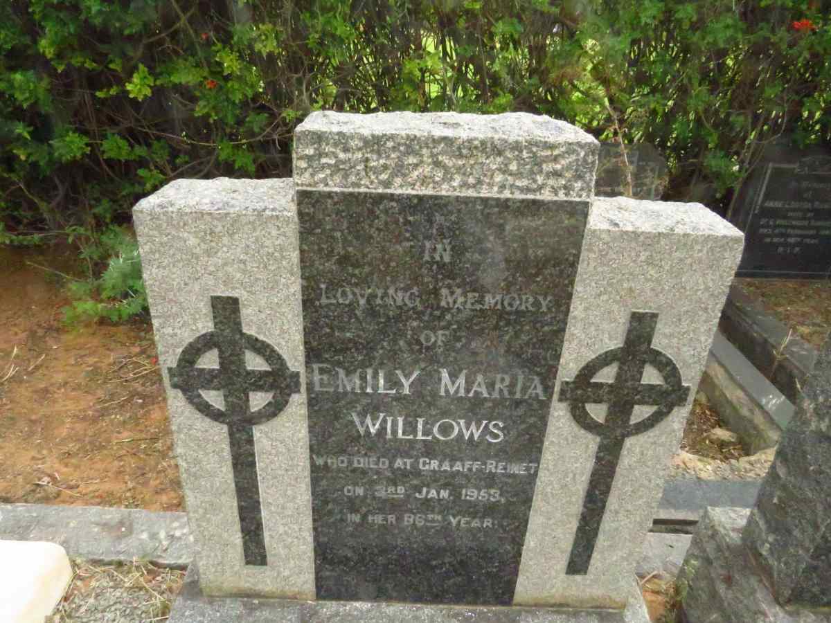 WILLOWS Emily Maria -1953