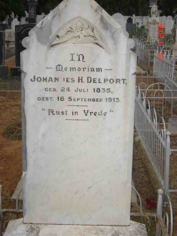 DELPORT Johannes H. 1835-1913