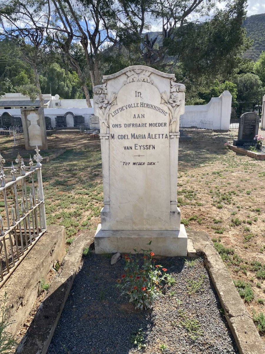 EYSSEN Magdel Maria Aletta, van