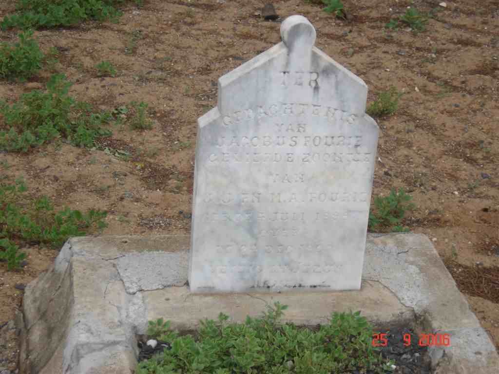 FOURIE Jacobus 1895-1907