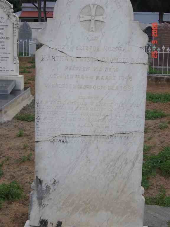 GROBBELAAR Martha Etrista nee V.D. BERG 1845-1881