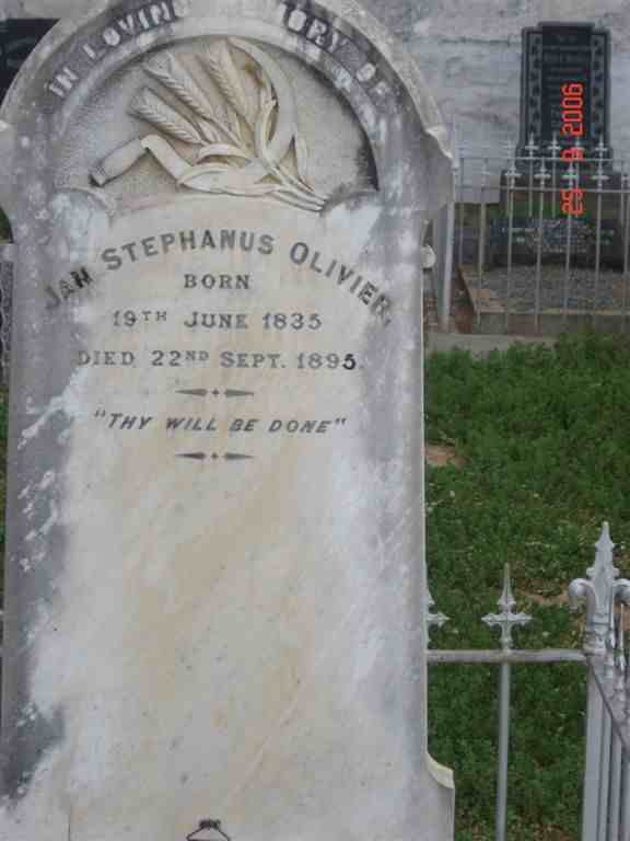 OLIVIER Jan Stephanus 1835-1895