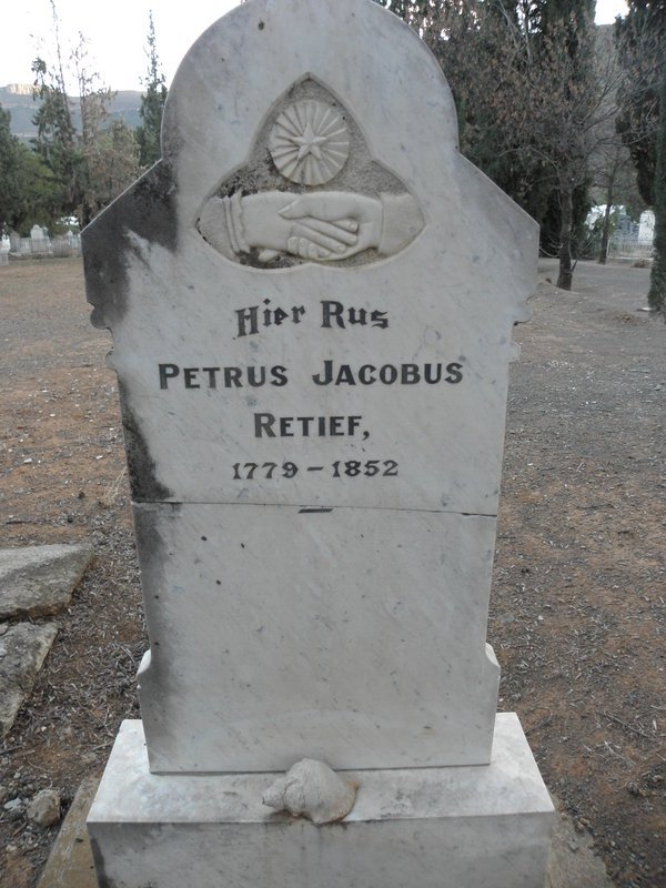 RETIEF Petrus Jacobus 1779-1852