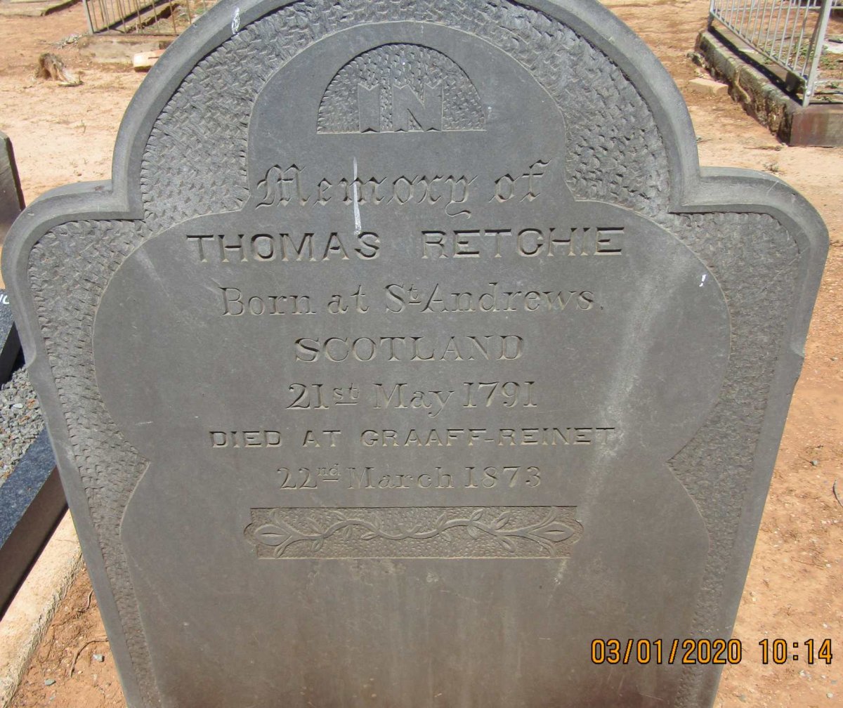 RETCHIE Thomas 1791-1873