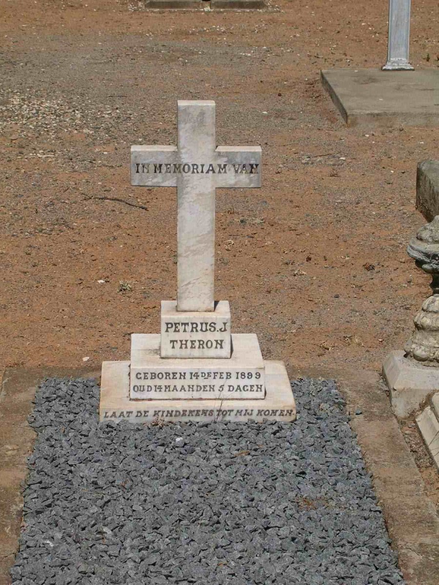 THERON Petrus J. 1899-1900