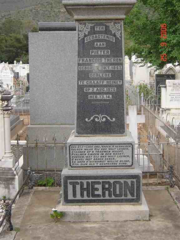 THERON Pieter Francios 1857-1920