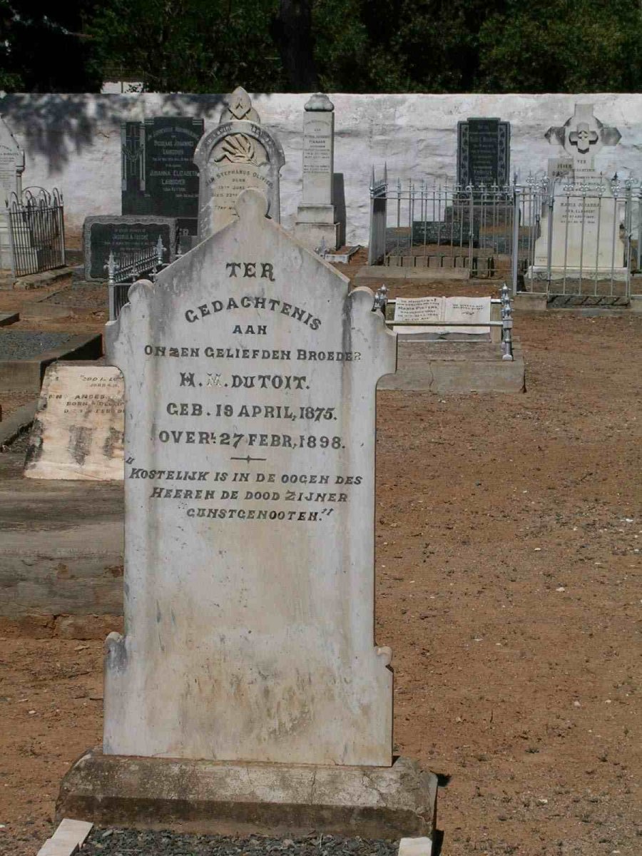 TOIT H.M., du 1875-1898