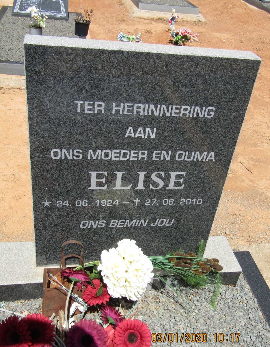 JOOSTE Elise 1924-2010