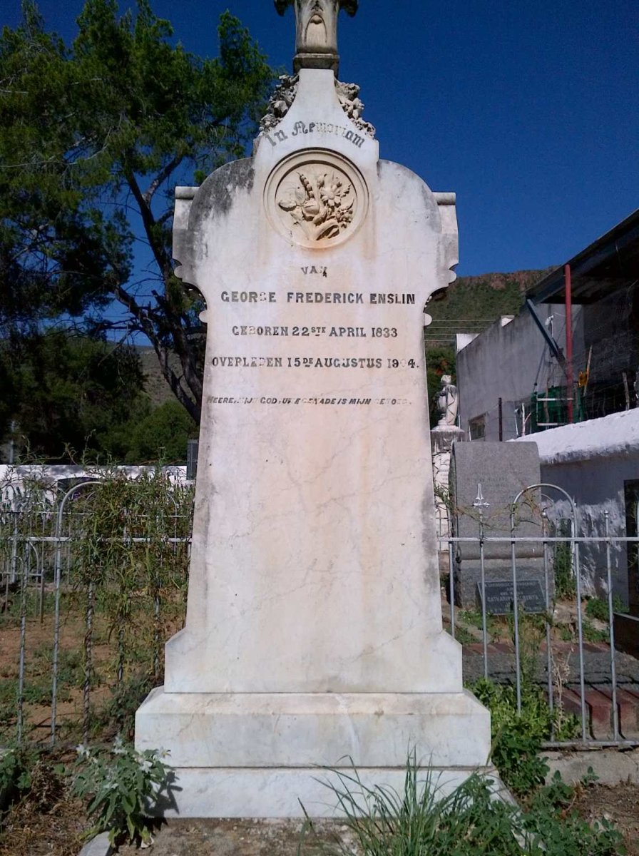 ENSLIN George Frederick 1833-1904