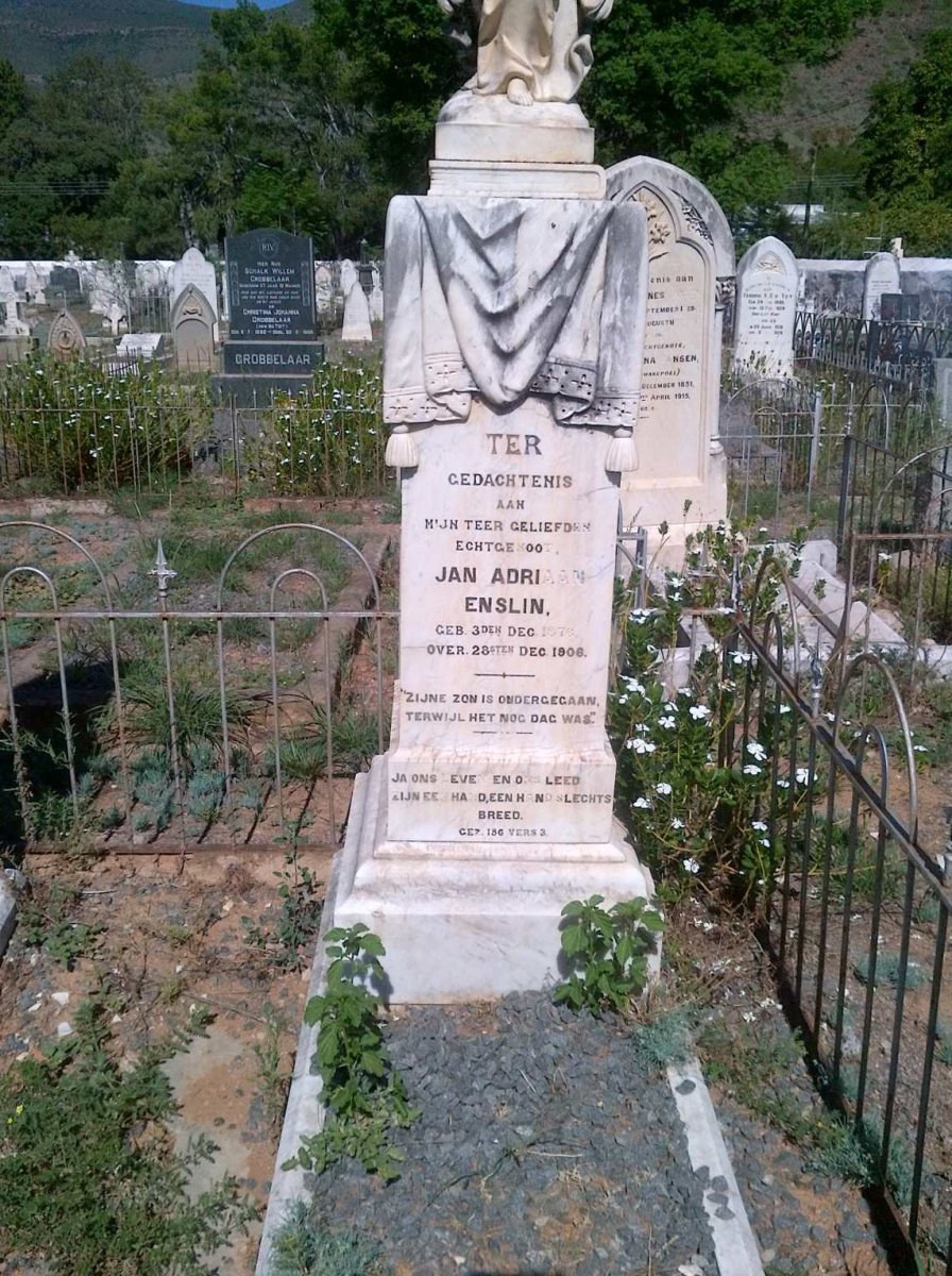 ENSLIN Jan Adriaan 1875-1906