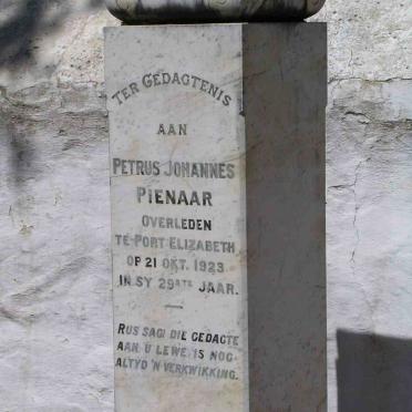 PIENAAR Petrus Johannes -1923