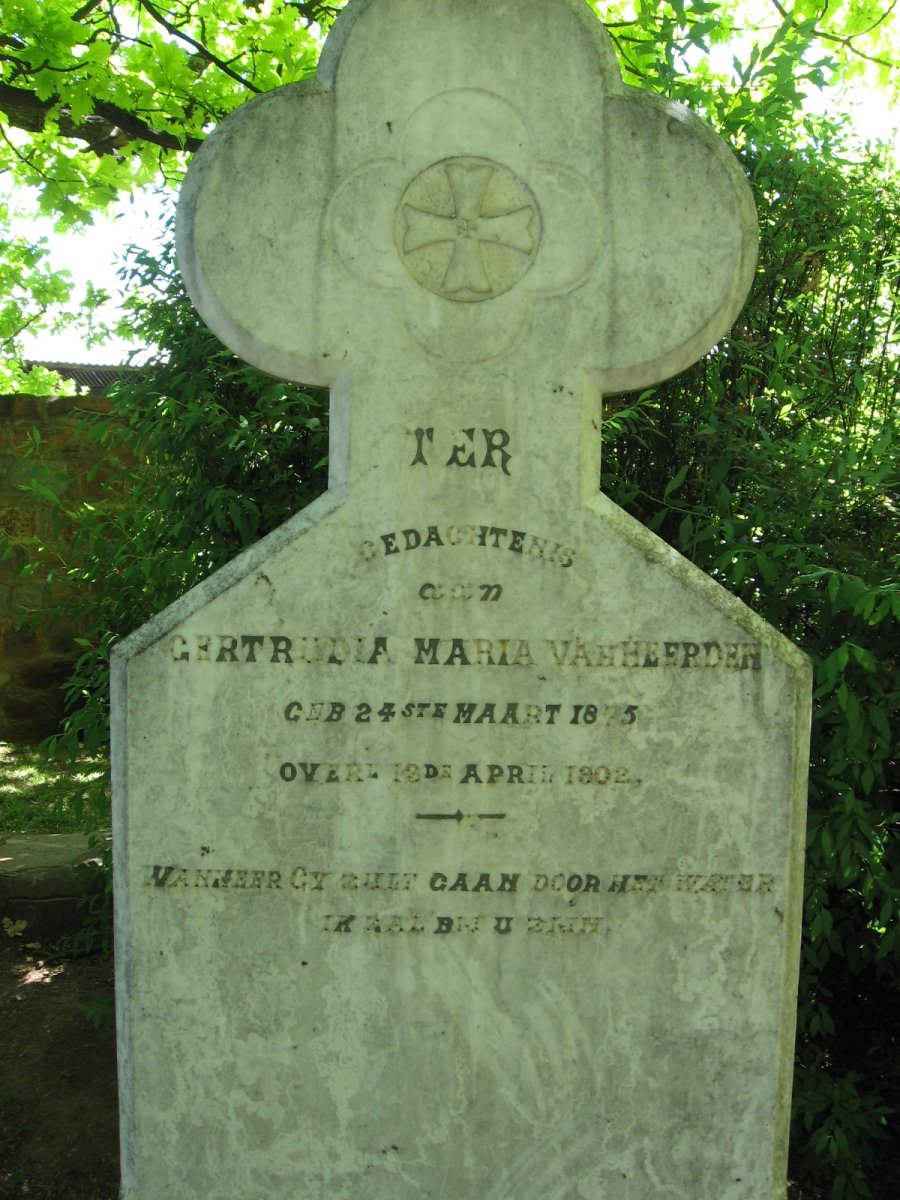 HEERDEN Gertrudia Maria, van 1875-1902
